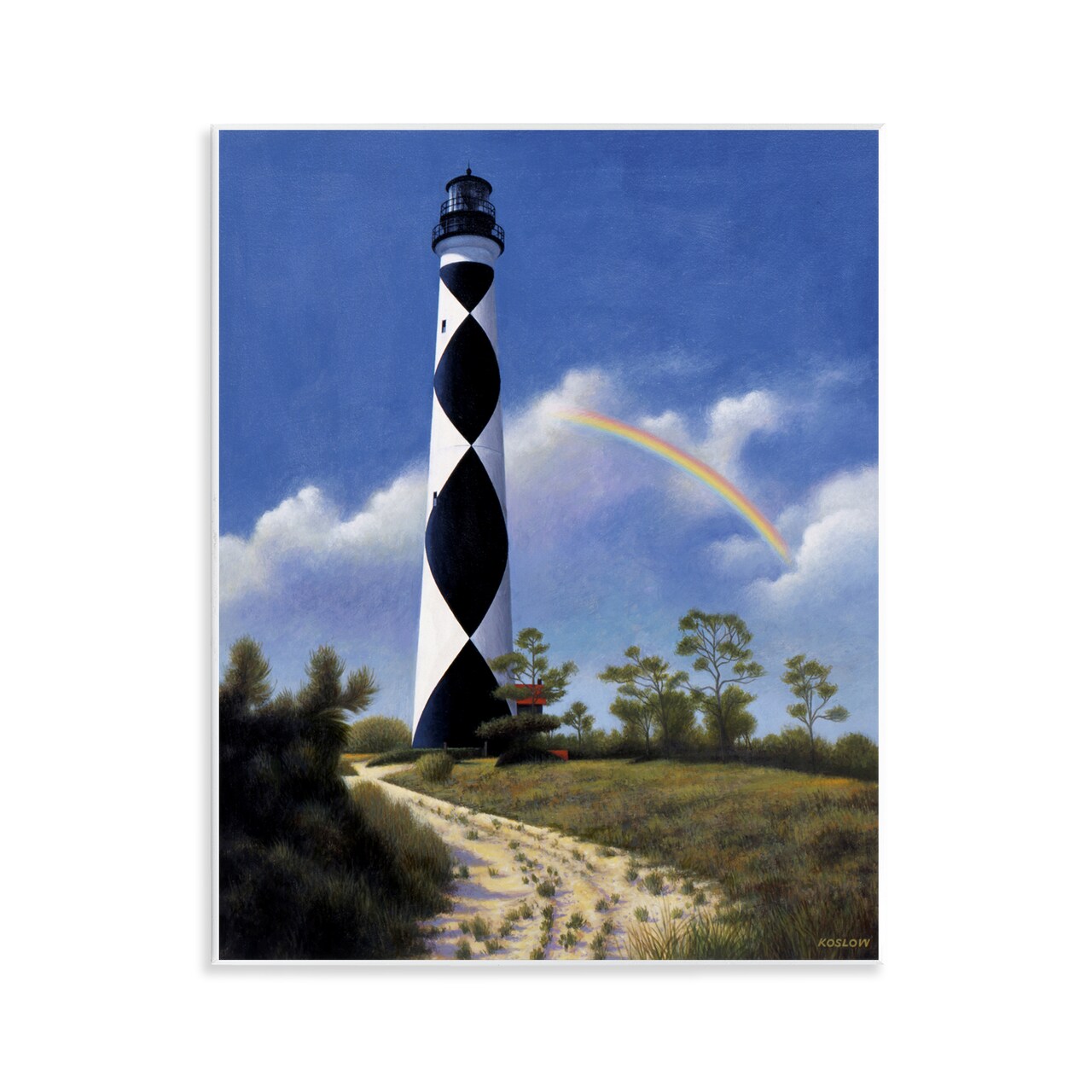 Stupell Industries North Carolina Cape Lookout Wall Plaque, design by Wind River Studios